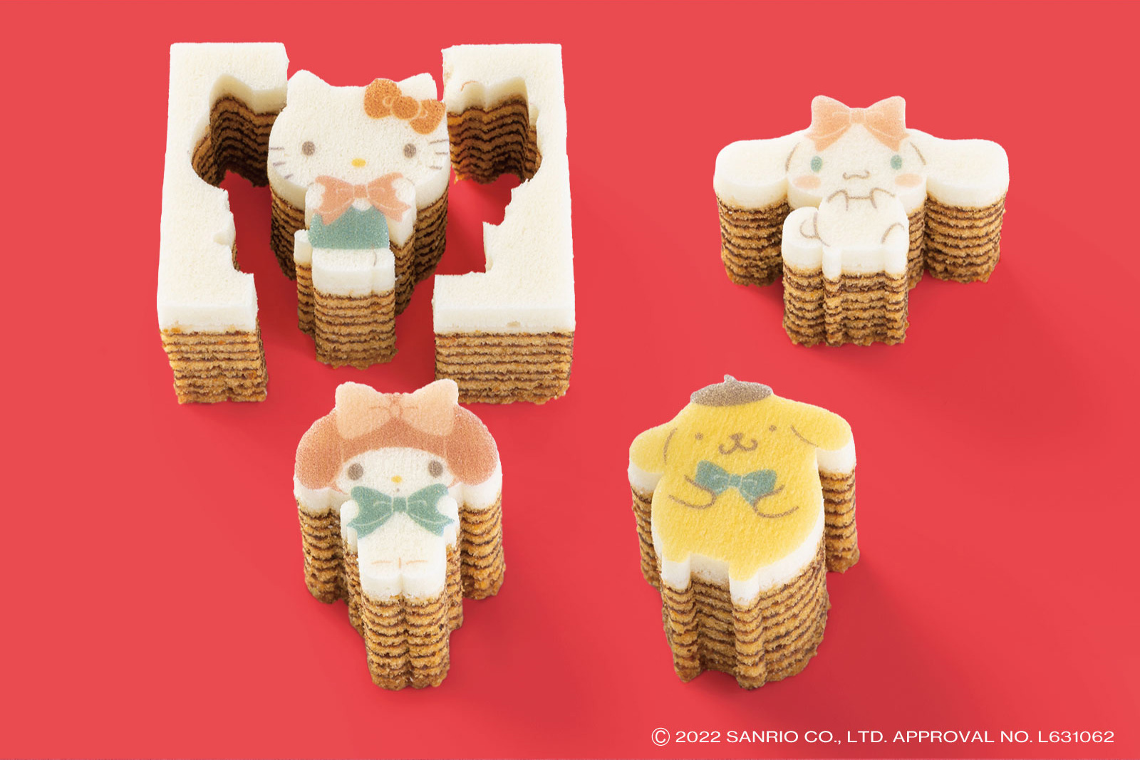 サンリオキャラクターズ　型ぬきバウム