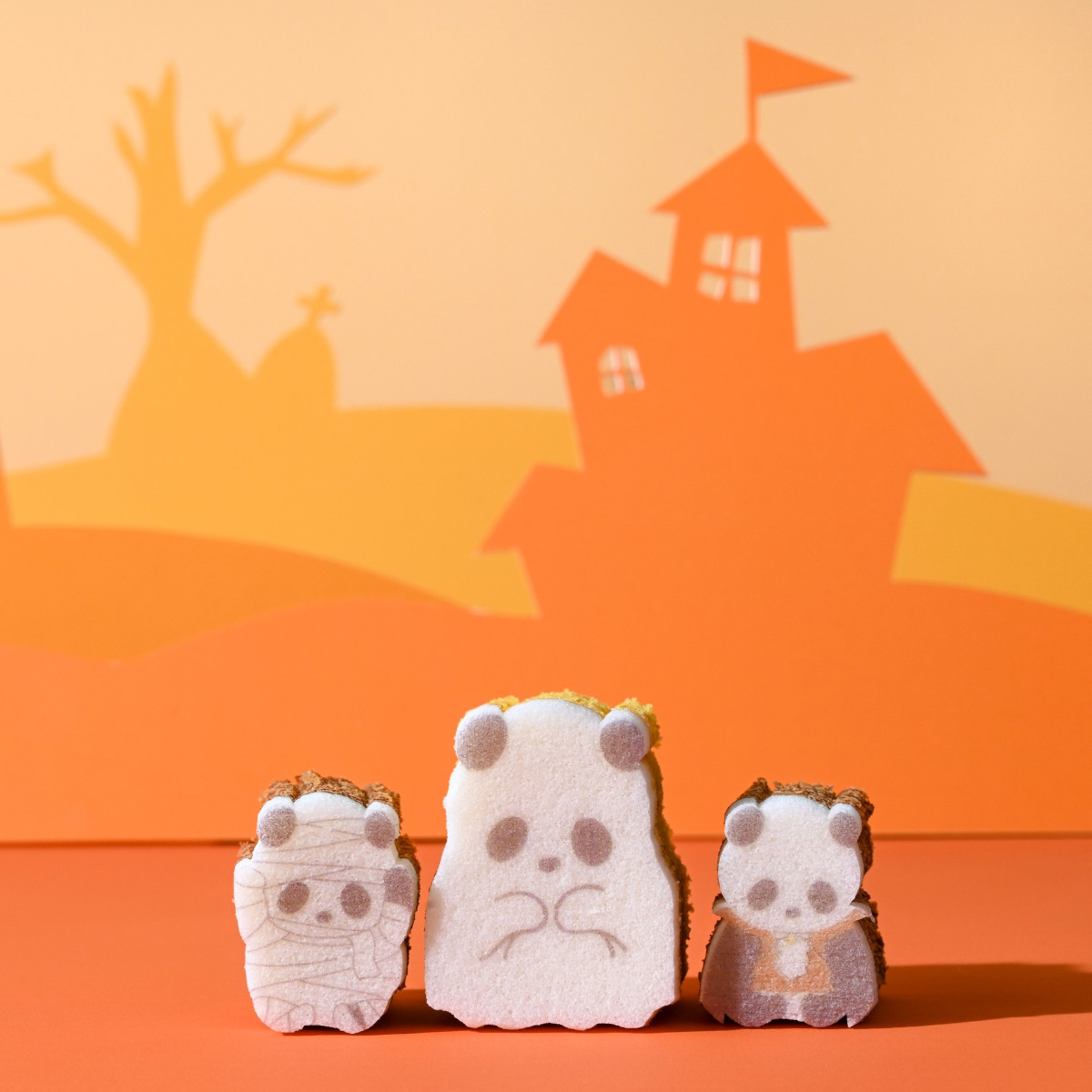 いたずら好きなパンダたちの、ハロウィン限定バウムが登場！