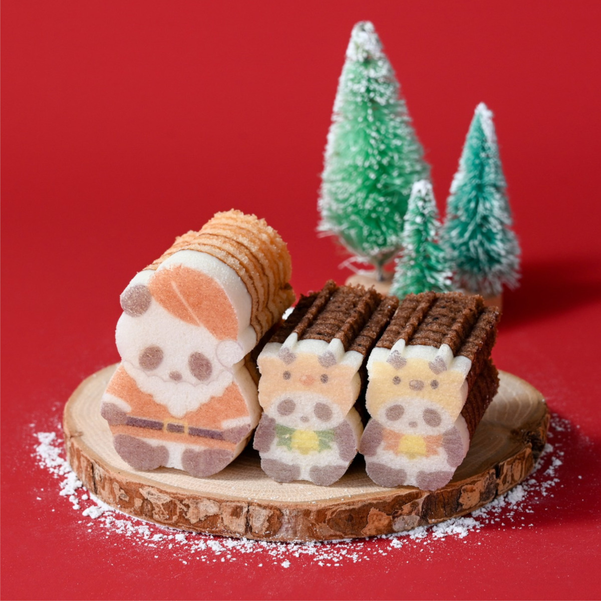 しあわせをはこぶ、パンダたちのクリスマスギフト。クリスマス限定のパンダバウムが登場