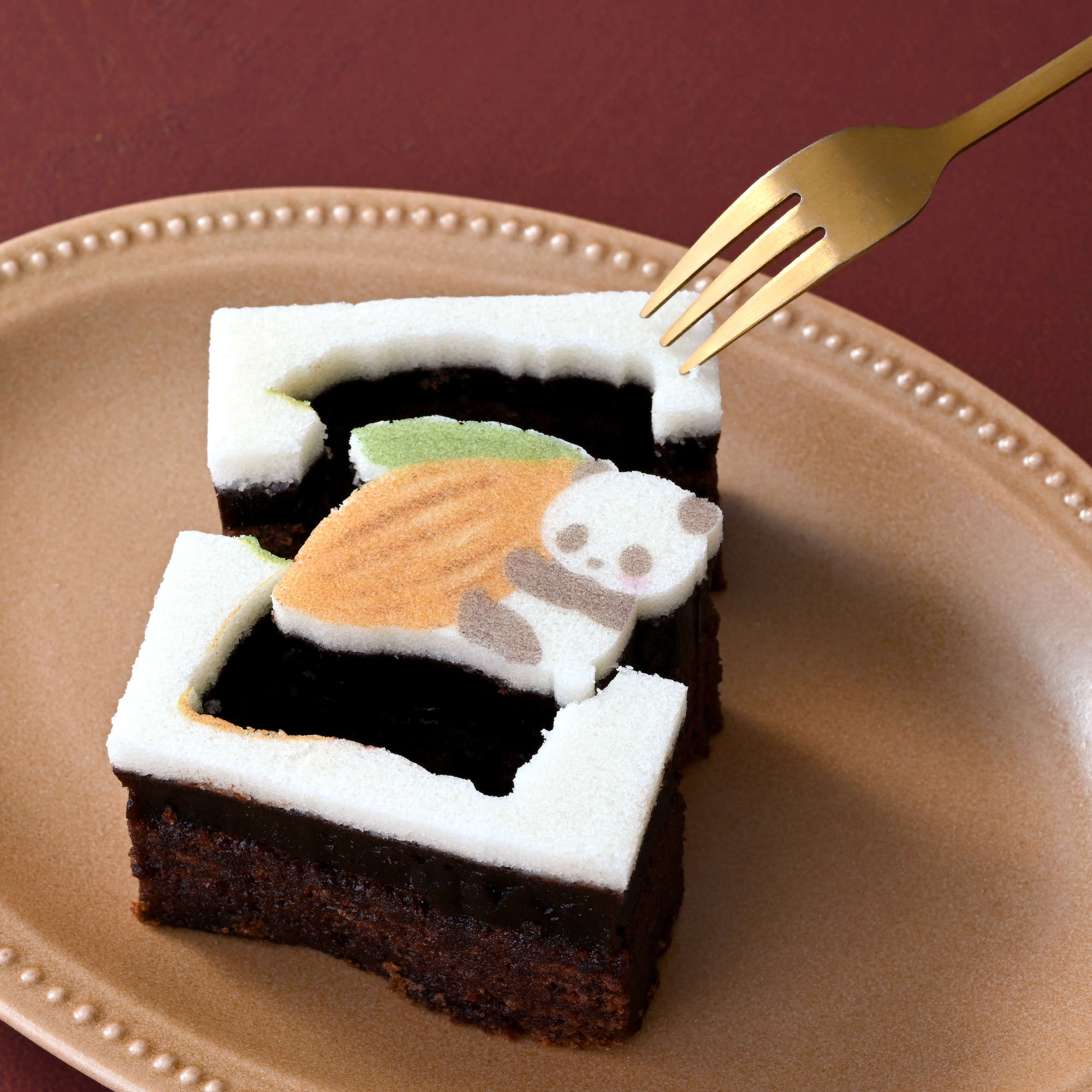 パンダのゼリーバウム（Wチョコレート）