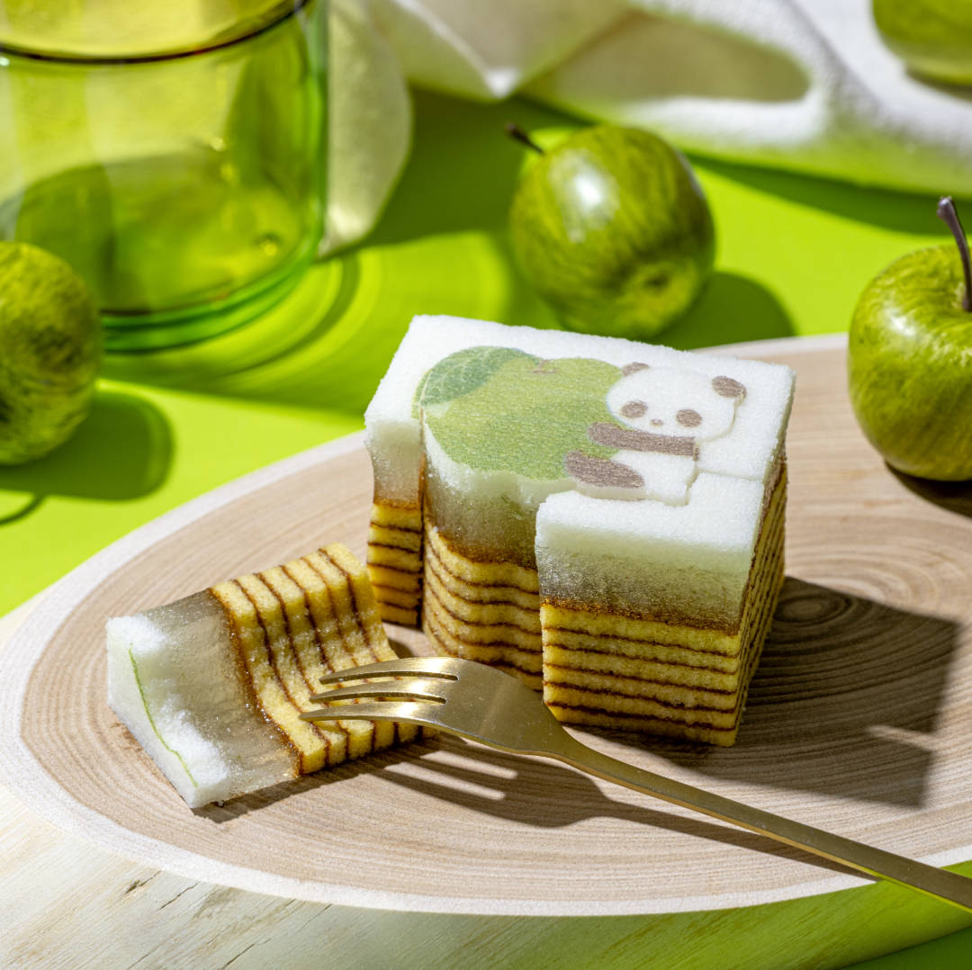「パンダのゼリーバウム」に、青りんご＆プレーン味が登場🍏7月1日より新発売