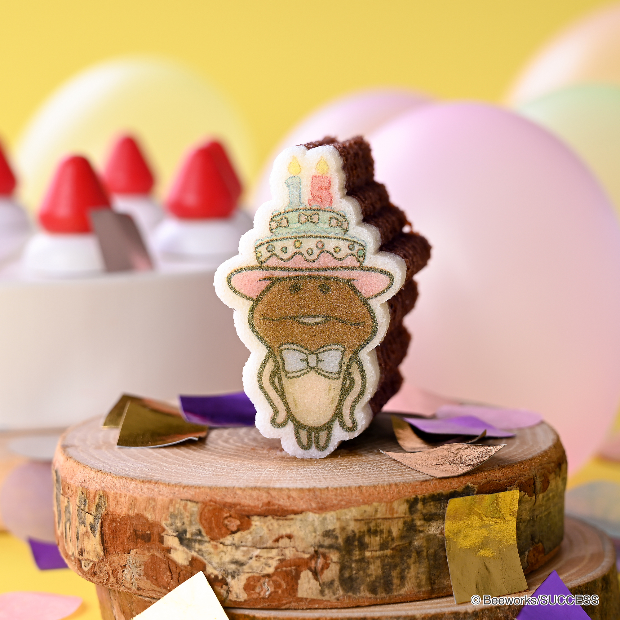 『おさわり探偵 なめこ栽培キット』より、「なめこ 15th かたぬきバウム」が登場！
